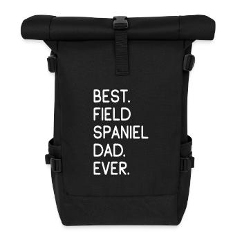 Field Spaniel - Rolltop Rucksack - Schwarz - Vorne