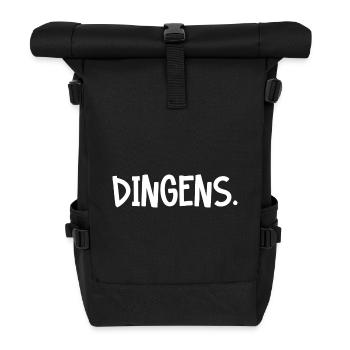 Dingens - Rolltop Rucksack - Schwarz - Vorne