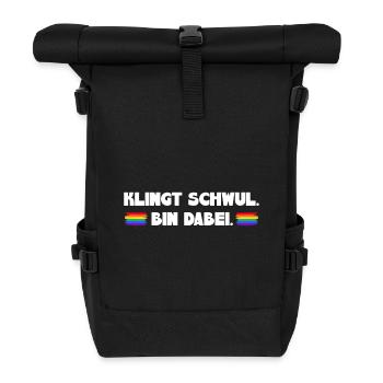 Sounds Gay I'm in Gay Pride - Roll Top Backpack - black - Front