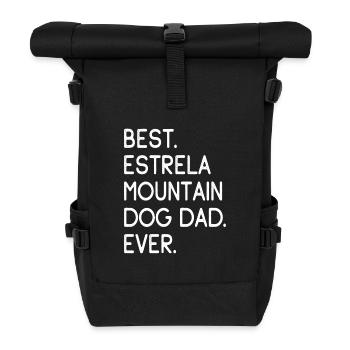 Estrela Mountain Dog Cão da Serra da Estrela - Rolltop Rucksack - Schwarz - Vorne