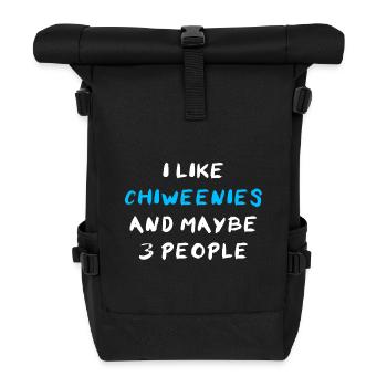 Chiweenie - Rolltop Rucksack - Schwarz - Vorne
