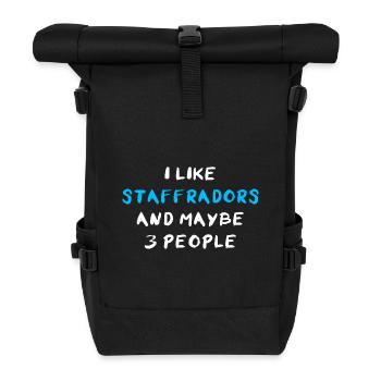 Staffrador - Rolltop Rucksack - Schwarz - Vorne