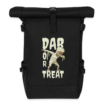 Dabbende Mumie Halloween Dab Hip Hop - Rolltop Rucksack - Schwarz - Vorne