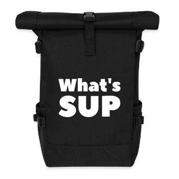 SUP Stand Up Paddling - Rolltop Rucksack - Schwarz - Vorne