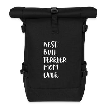 Bullterrier Bull Terrier - Roll Top Backpack - black - Front