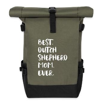 Berger Hollandais Hollandse Herdershond - Sac à dos roll top - olive/noir - Devant