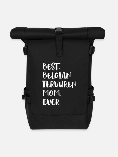 Belgian Tervuren - Rolltop Rucksack - Schwarz