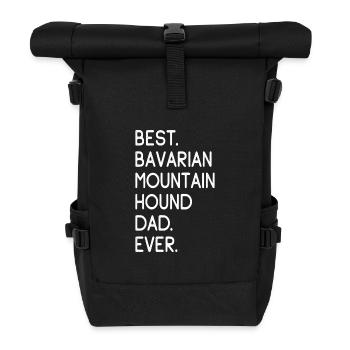 Bayerischer Gebirgsschweißhund - Rolltop Rucksack - Schwarz - Vorne