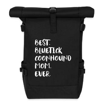 Bluetick Coonhound - Roll Top Backpack - black - Front