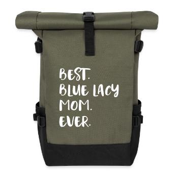 Blue Lacy - Rolltop Rucksack - Olive/Schwarz - Vorne