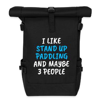 Stand Up Paddling - Roll Top Backpack - black - Front