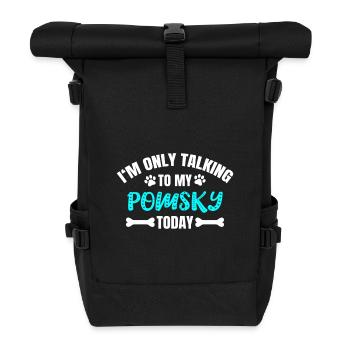 Pomsky - Roll Top Backpack - black - Front