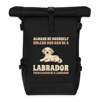 Labrador - Rolltop Rucksack - Schwarz - Vorne