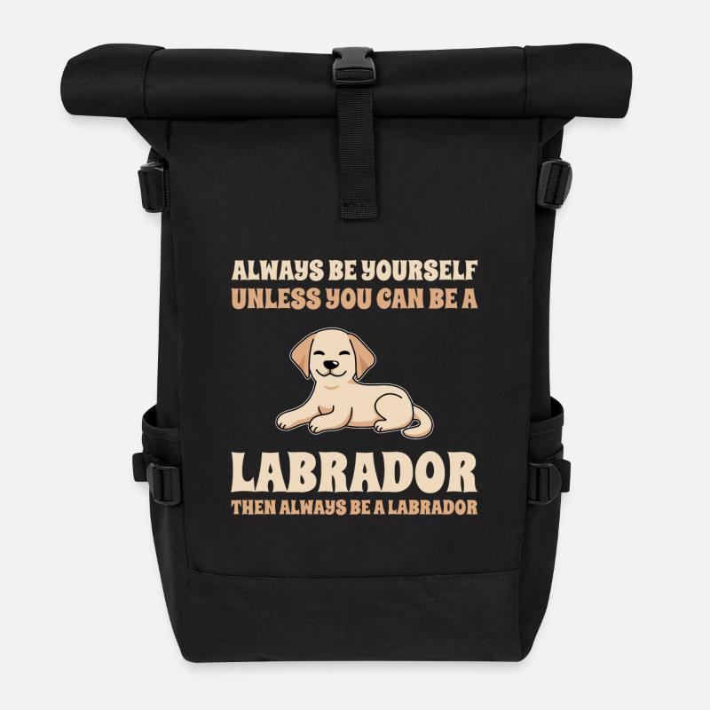 Labrador - Rolltop Rucksack - Schwarz