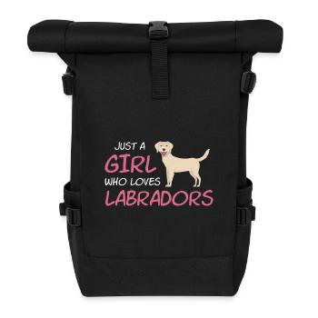 Laboratoires - Sac à dos roll top - noir - Devant