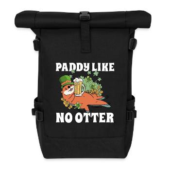 Saint-Patrick Leprechaun Paddy Like No Otter - Sac à dos roll top - noir - Devant