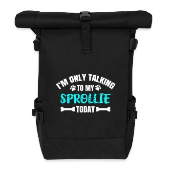 Splolière - Sac à dos roll top - noir - Devant