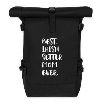 Irish Setter - Rolltop Rucksack - Schwarz - Vorne