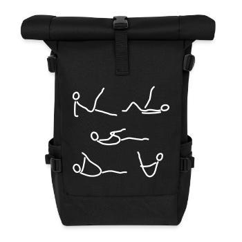 iYpsilon Pilates Gruppe - Rolltop Rucksack - Schwarz - Vorne