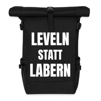 Niveler au lieu de babiller - Sac à dos roll top - noir - Devant