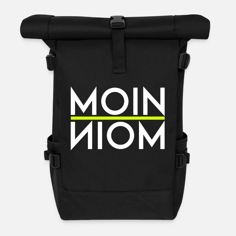 Moin Moin - Rolltop Rucksack - Schwarz