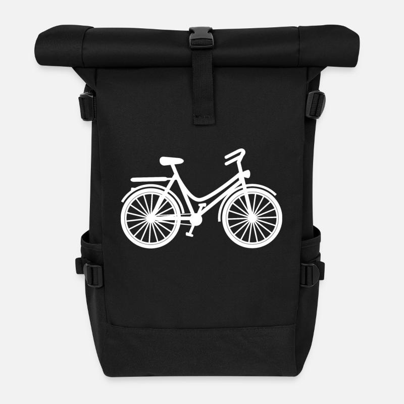 vélo - Sac à dos roll top - noir