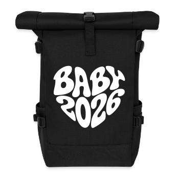 Baby 2026 - Rolltop Rucksack - Schwarz - Vorne