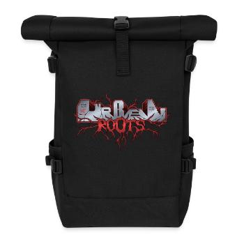 Urban Roots - Roll Top Backpack - black - Front