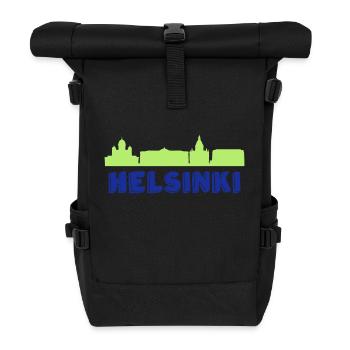 Helsinki - Rolltop Rucksack - Schwarz - Vorne