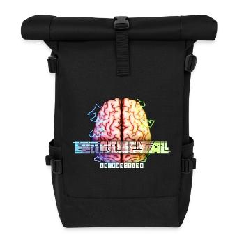 Electric Meatball Malfunction - Roll Top Backpack - black - Front