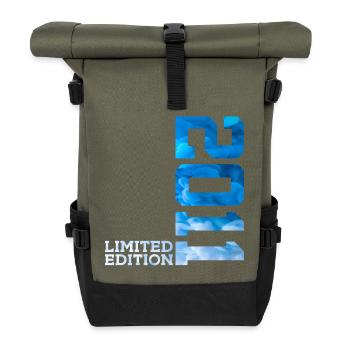 15TH BIRTHDAY LIMITED EDITION 2011 - Roll Top Backpack - olive/black - Front