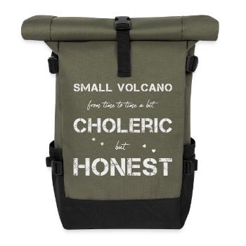 colérique honnête - Sac à dos roll top - olive/noir - Devant