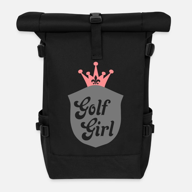 Golf - Rolltop Rucksack - Schwarz