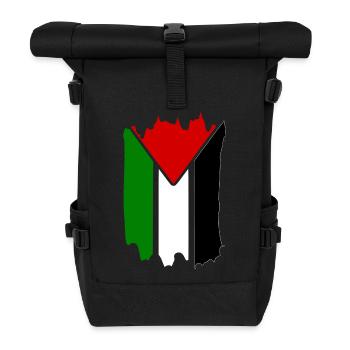Palestine - Sac à dos roll top - noir - Devant