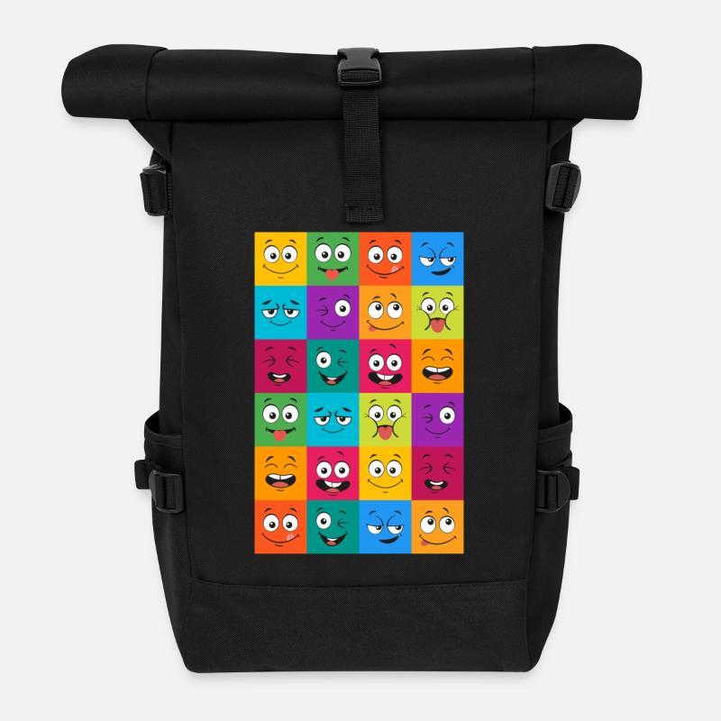 Motivation - Rolltop Rucksack - Schwarz