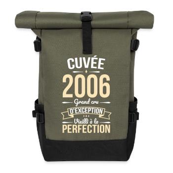 2006 – Aged to perfection - Roll Top Backpack - olive/black - Front