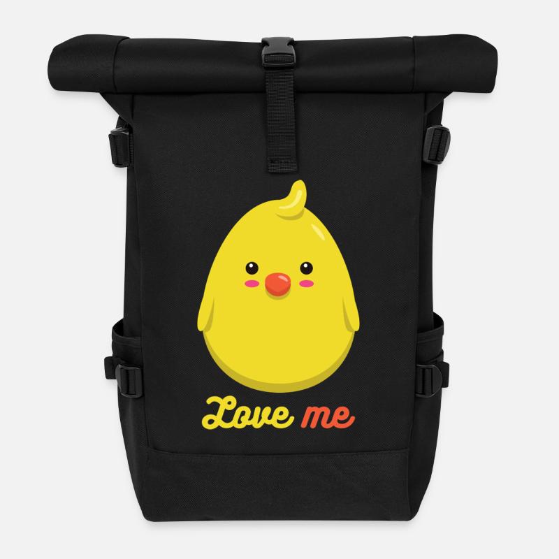 Canard - Sac à dos roll top - noir