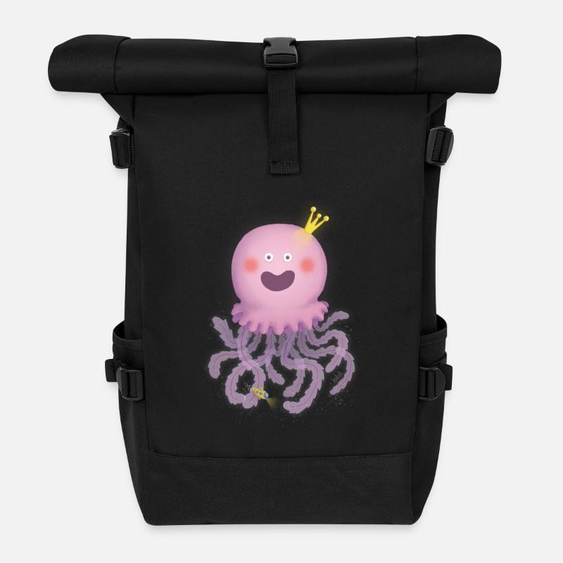 Gelly Königin - Rolltop Rucksack - Schwarz