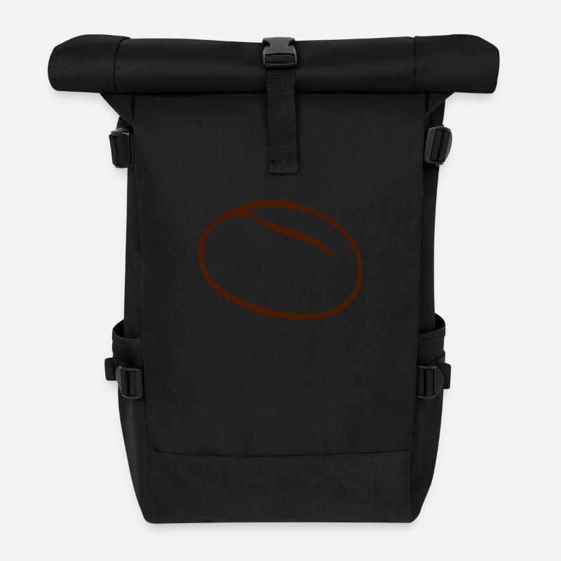 Brötchen - Rolltop Rucksack - Schwarz