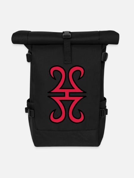 Odins Blitzbündel - Rolltop Rucksack - Schwarz