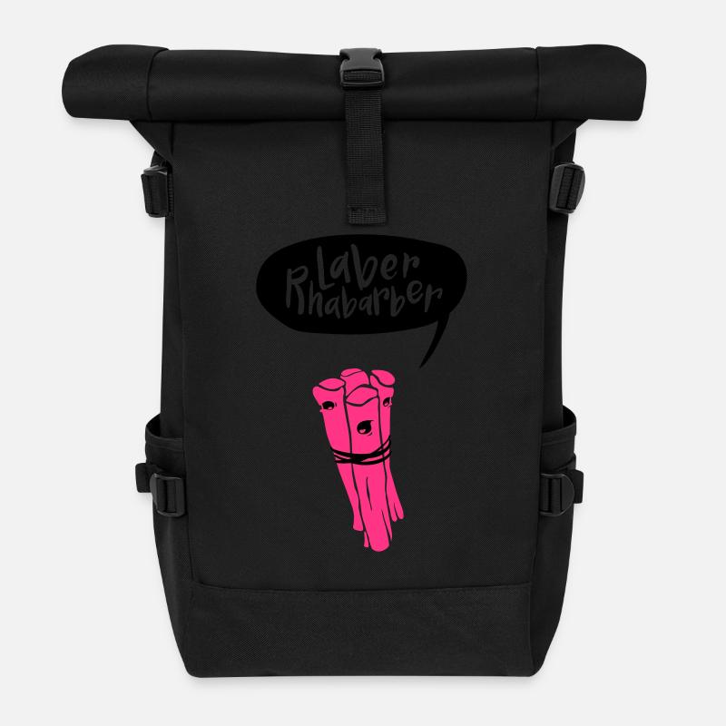 Laberrhabarber - Rolltop Rucksack - Schwarz