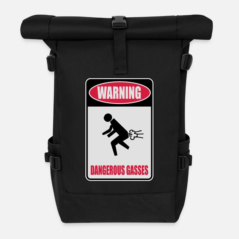 Gefährliche Prout - Rolltop Rucksack - Schwarz