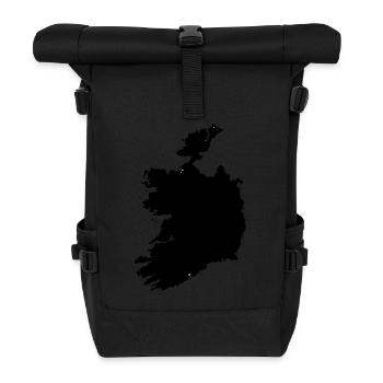 Ireland map - Roll Top Backpack - black - Front