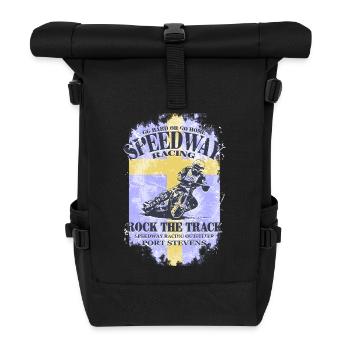 Speedway Racing - Sweden Vintage Flag - Sac à dos roll top - noir - Devant