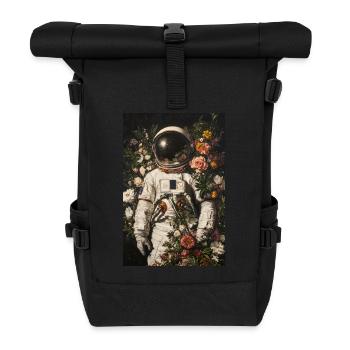 Cosmic Bloom Explorer - Roll Top Backpack - black - Front