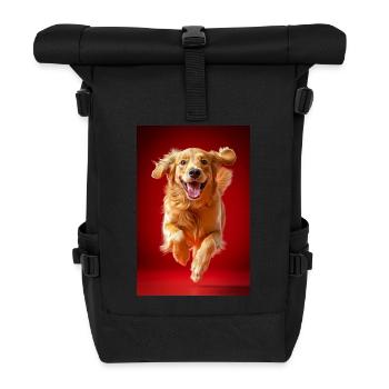 Joie dorée volante - Sac à dos roll top - noir - Devant