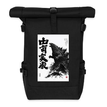 Monstertinte der Zerstörung - Rolltop Rucksack - Schwarz - Vorne