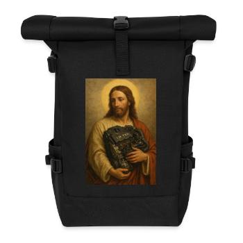 Göttliche Liebe zur TDI-Power - Rolltop Rucksack - Schwarz - Vorne