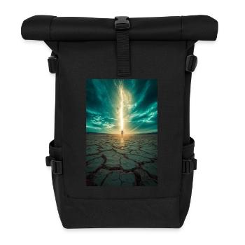 Vom Licht auserwählt - Rolltop Rucksack - Schwarz - Vorne