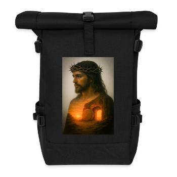 Risen Savior at Dawn - Roll Top Backpack - black - Front